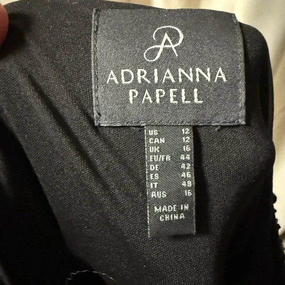 Adrianna Papell Black Dress - Picture 3 of 6